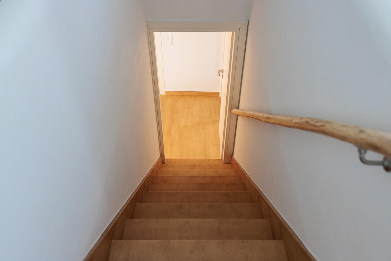 Stairway to third floor